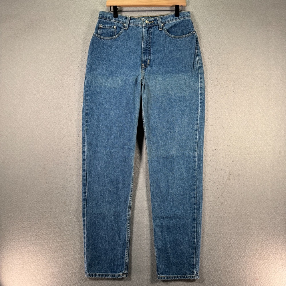 Vintage Anchor Blue Loose Jeans Womens 13/14M Blue Light‎ Wash High Rise Y2K